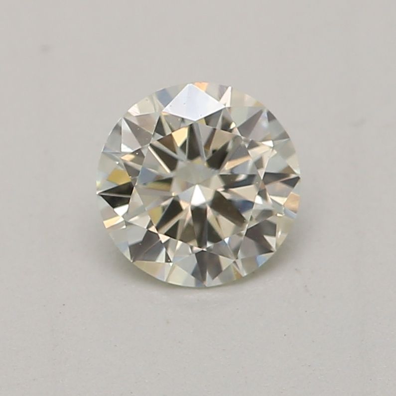 Round Faint Yellow Green Natural Diamond 0.25ct SI1 loose diamond