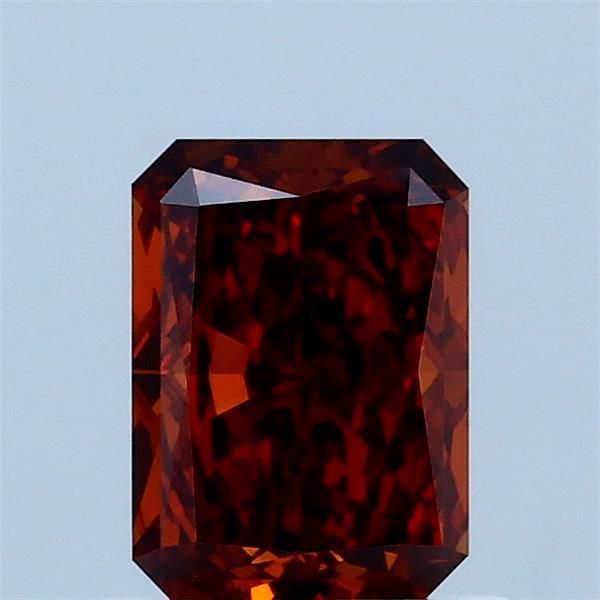 Radiant Fancy Vivid Orange Lab-grown Diamond 0.9ct VVS2 loose diamond