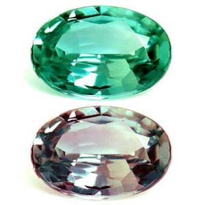 Oval Green Alexandrite 0.16ct loose gemstone