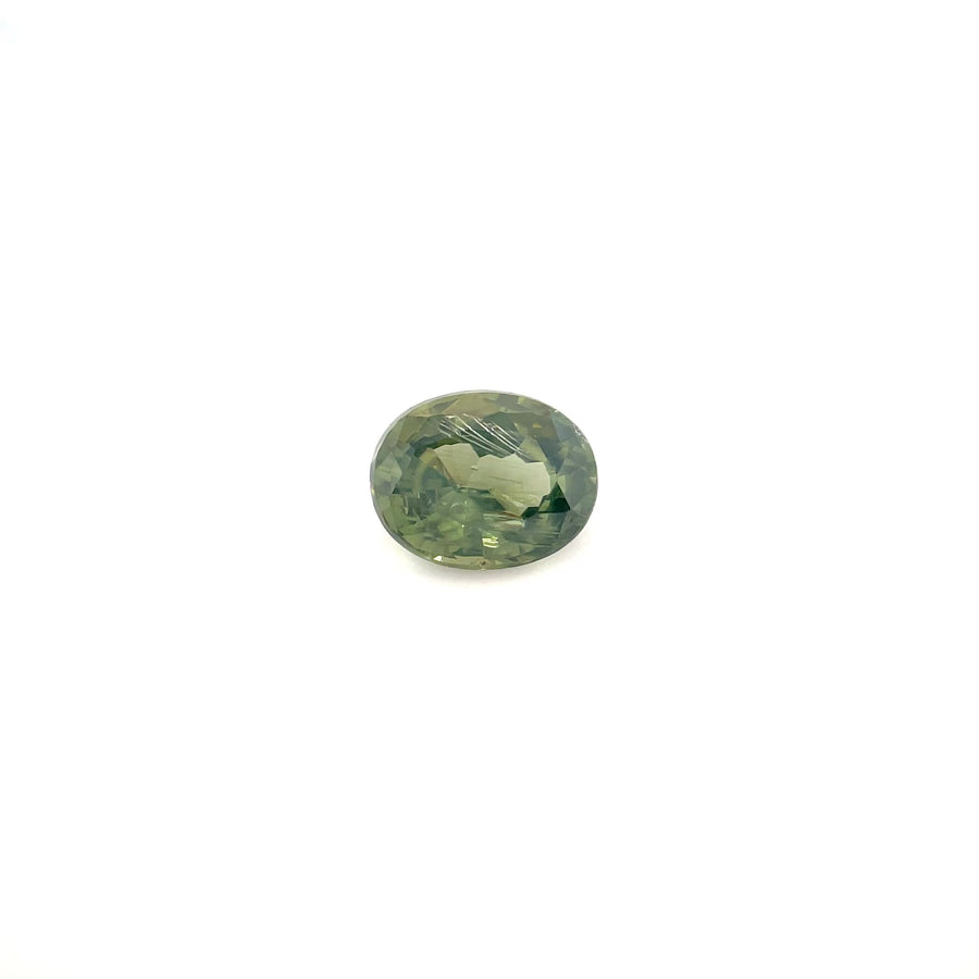 Oval Green Zircon 0.68ct loose gemstone