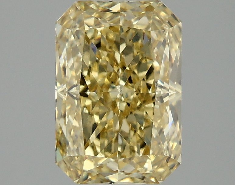 Radiant Fancy Intense Yellow Lab-grown Diamond 2.02ct VS1 loose diamond
