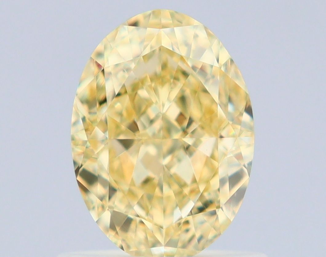 Oval Fancy Yellow Natural Diamond 1.05ct VVS2 loose diamond
