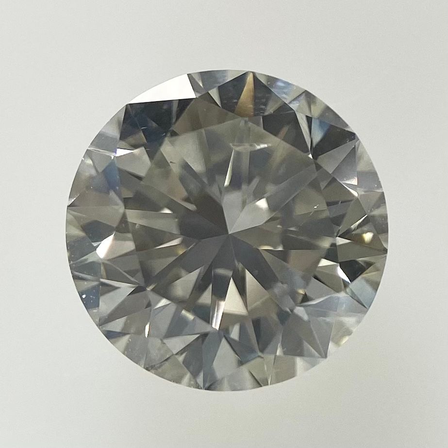Round Fancy Light Gray Natural Diamond 2.02ct SI2 loose diamond