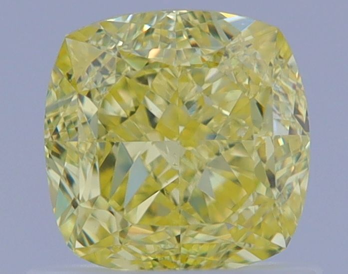 Cushion Fancy Intense Yellow Natural Diamond 1ct VS1 loose diamond