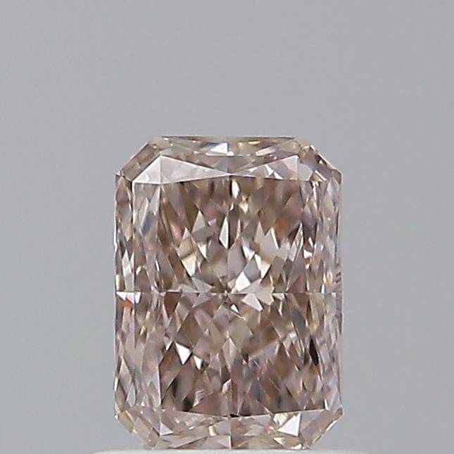 Radiant Fancy Pink Brown Natural Diamond 0.7ct VS2 loose diamond