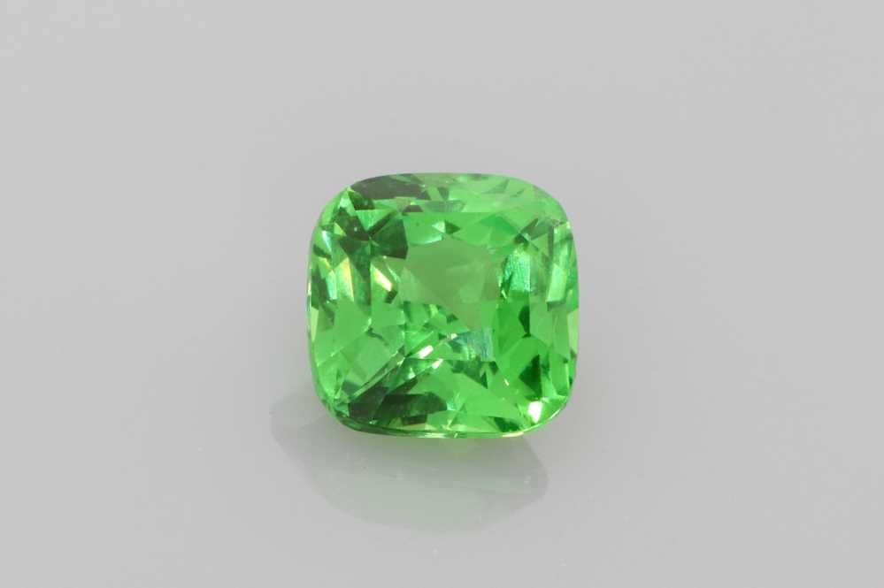 Cushion Green Garnet 1.61ct loose gemstone