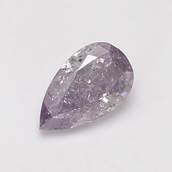 Pear Fancy Grayish Pink Purple Natural Diamond 0.72ct I3 loose diamond