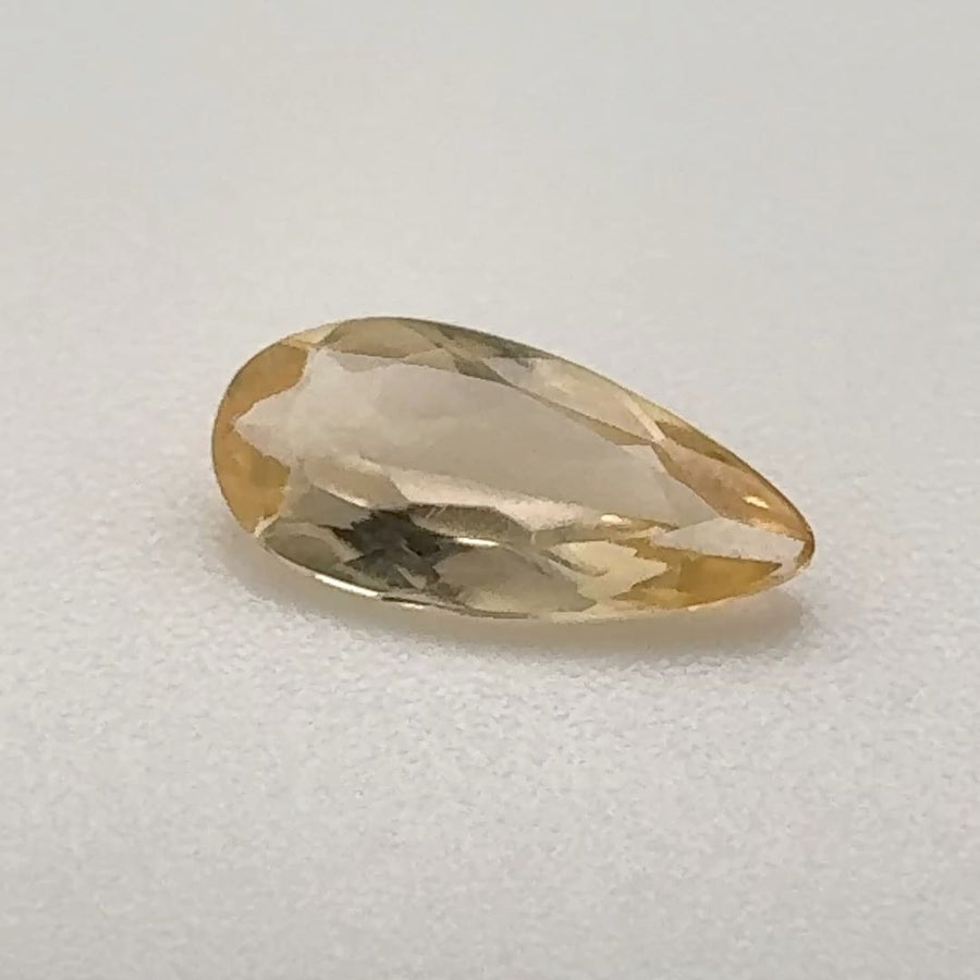 Pear Yellow Topaz 0.54ct loose gemstone