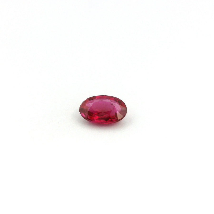 Oval Red Ruby 0.48ct loose gemstone