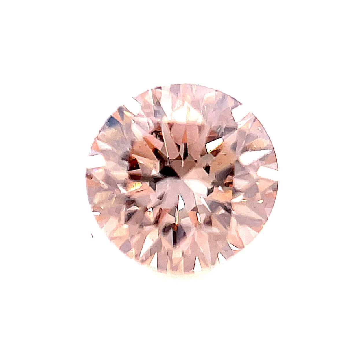 Round Fancy Champagne Natural Diamond 1.25ct VS2 loose diamond