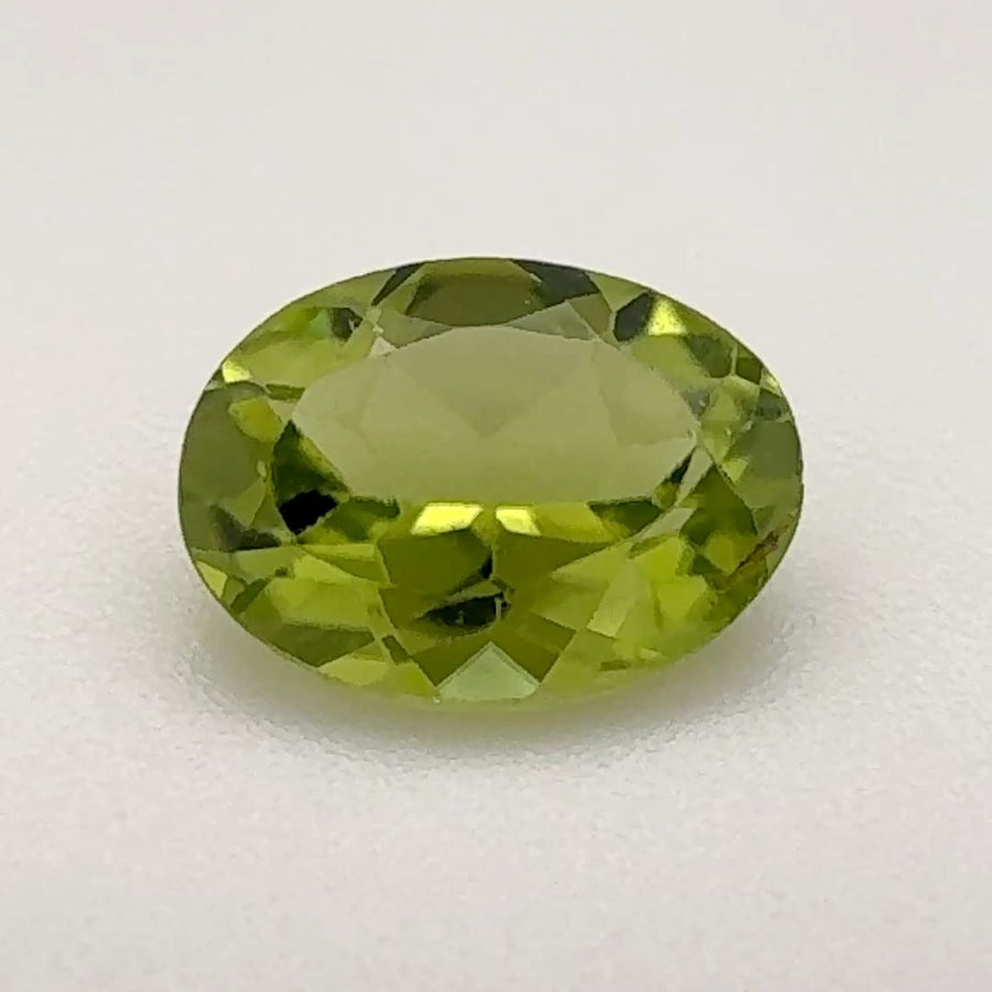 Oval Green Peridot 1.185ct loose gemstone