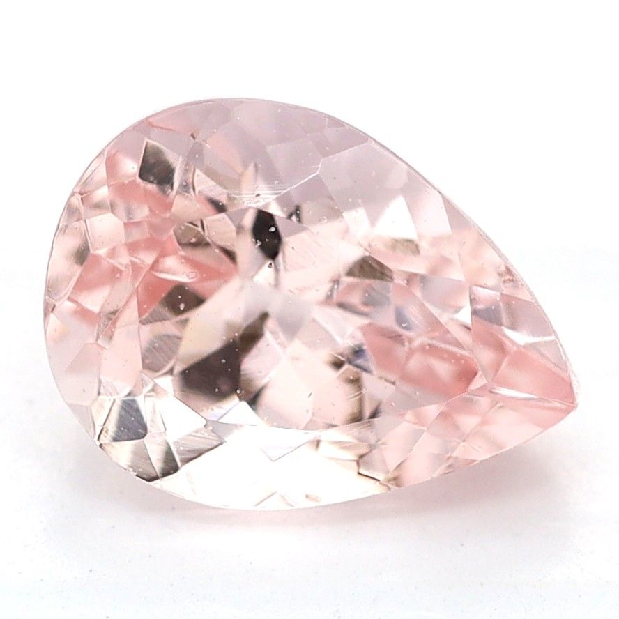 Pear Pink Morganite 1.15ct loose gemstone