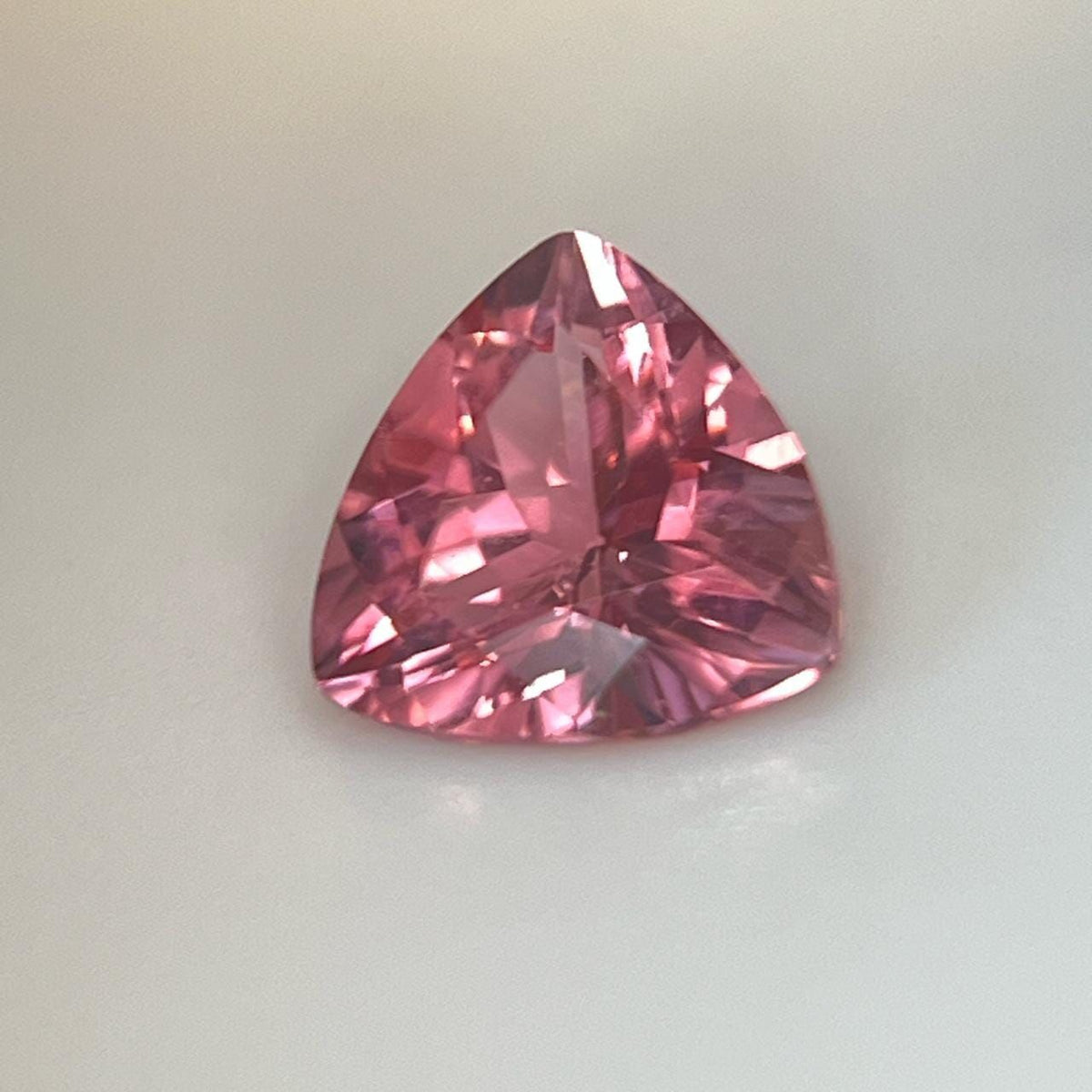 Trilliant Pink Tourmaline 0.87ct loose gemstone