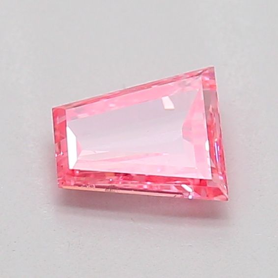 Tapered Baguette Fancy Intense Pink Lab-grown Diamond 0.29ct VS1 loose diamond