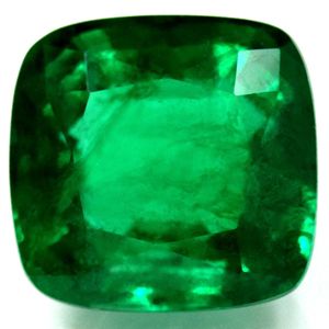 Cushion Green Emerald 1.81ct loose gemstone