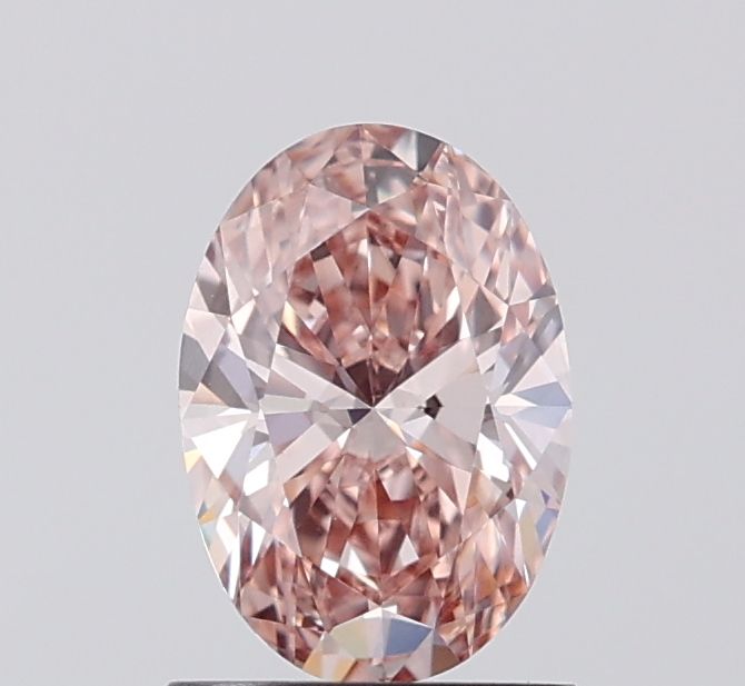 Oval Fancy Light Brown Lab-grown Diamond 1.03ct VS1 loose diamond
