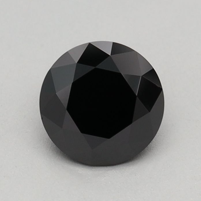 Round Fancy Black Lab-grown Diamond 0.53ct loose diamond