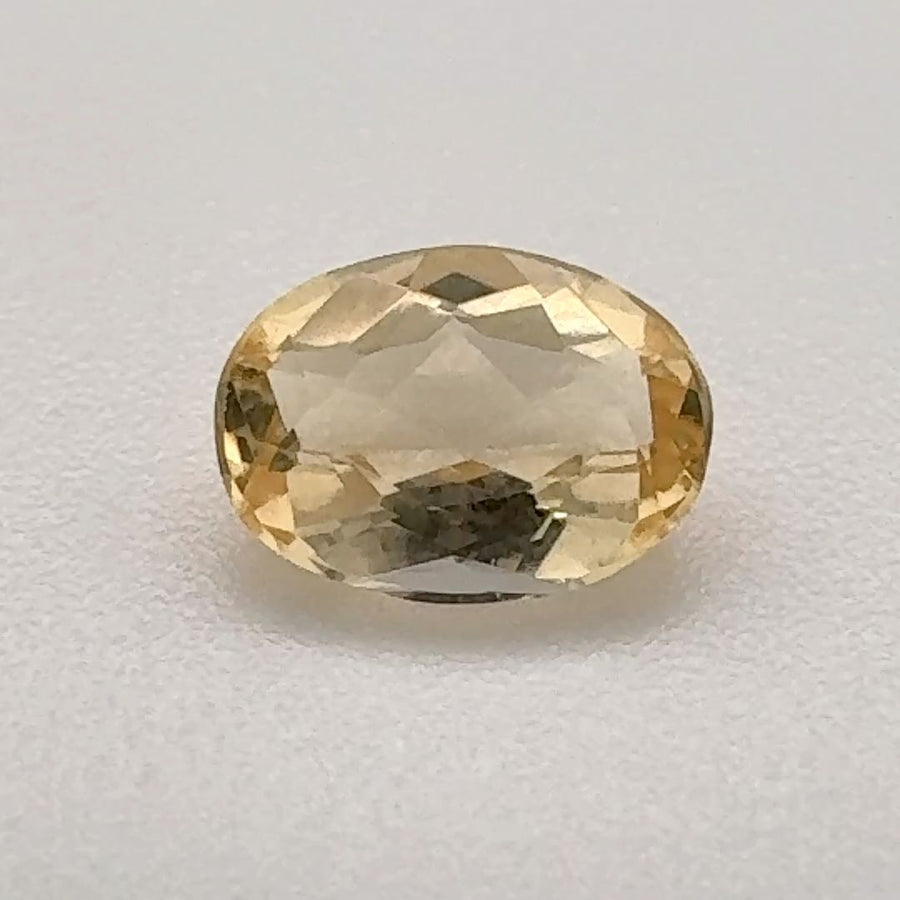 Oval Yellow Topaz 0.78ct loose gemstone