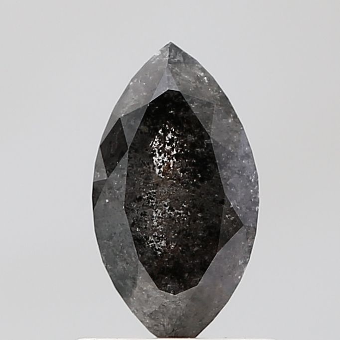 Marquise Salt And Pepper Natural Diamond 0.8ct VVS2 loose diamond