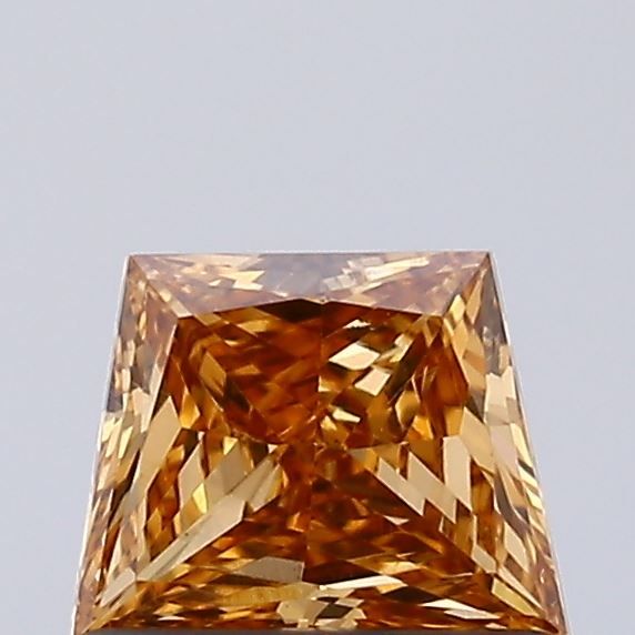 Trapezoid Fancy Brown Lab-grown Diamond 0.52ct VS1 loose diamond