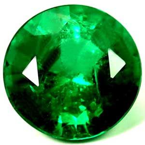 Round Green Emerald 1.12ct loose gemstone
