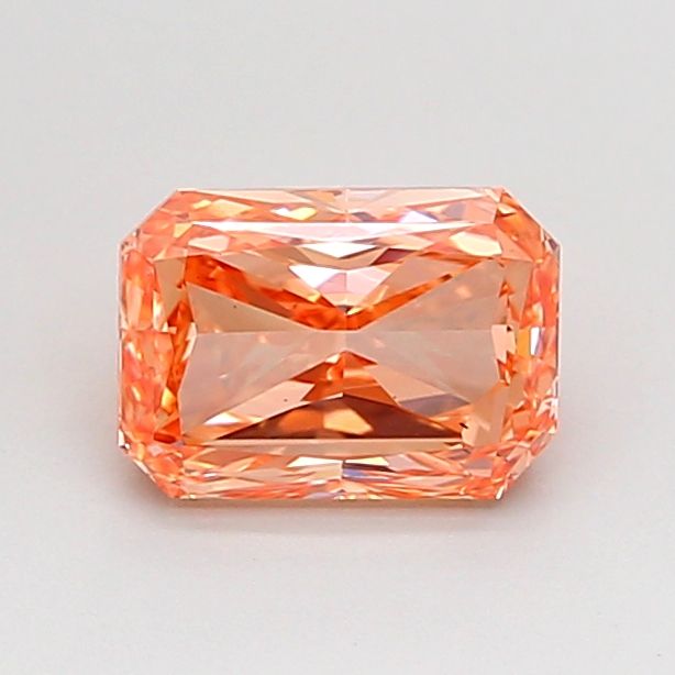 Radiant Fancy Intense Brownish Orange Lab-grown Diamond 1ct VS2 loose diamond