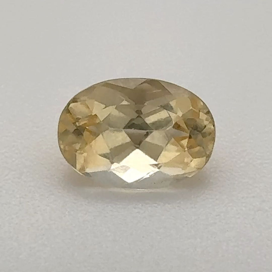 Oval Yellow Topaz 1.075ct loose gemstone