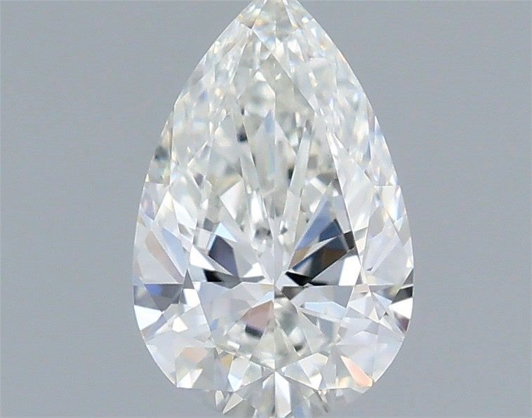 Pear Natural Diamond 0.55ct G IF
