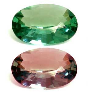 Oval Green Alexandrite 0.18ct loose gemstone