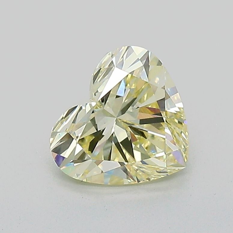 Heart Fancy Light Yellow Lab-grown Diamond 1.02ct VS1 loose diamond