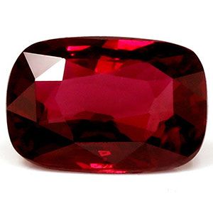 Cushion Red Ruby 1.15ct loose gemstone