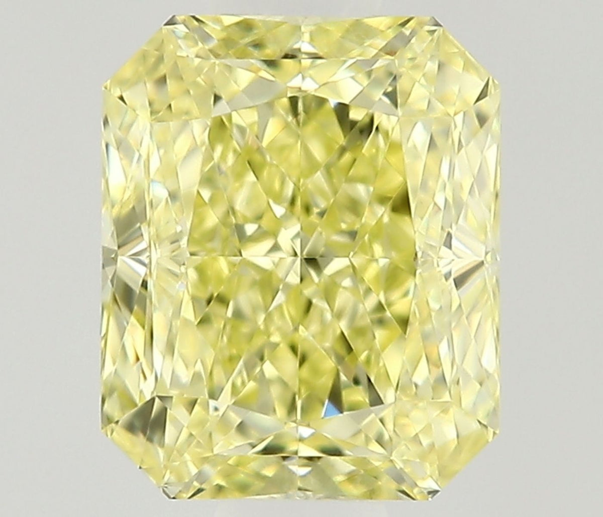 Radiant Fancy Yellow Natural Diamond 0.62ct VVS1 loose diamond