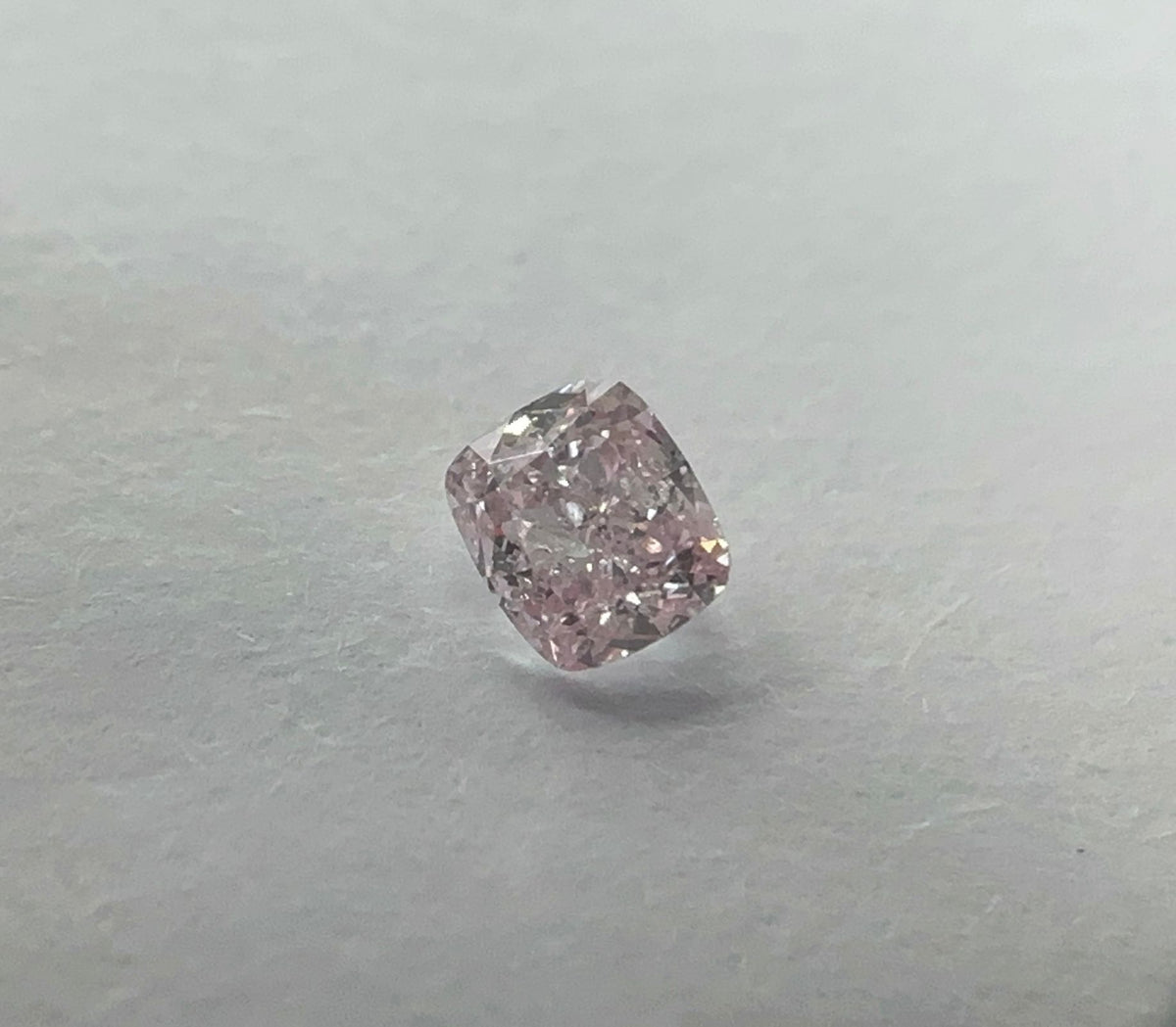Cushion Fancy Purplish Pink Natural Diamond 0.17ct loose diamond