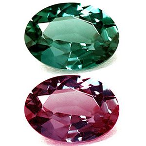 Oval Green Alexandrite 0.09ct loose gemstone