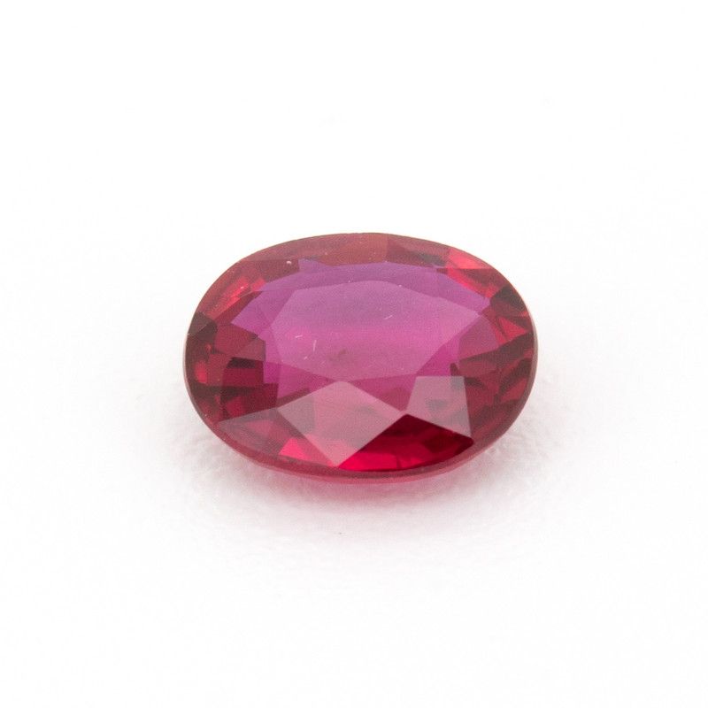 Oval Red Ruby 0.74ct loose gemstone