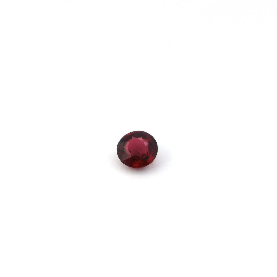 Round Red Spinel 0.37ct loose gemstone