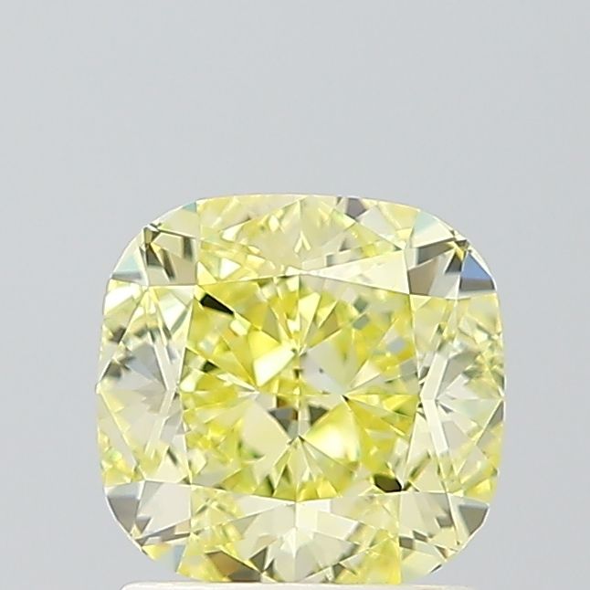 Cushion Fancy Yellow Lab-grown Diamond 1.69ct VS1 loose diamond