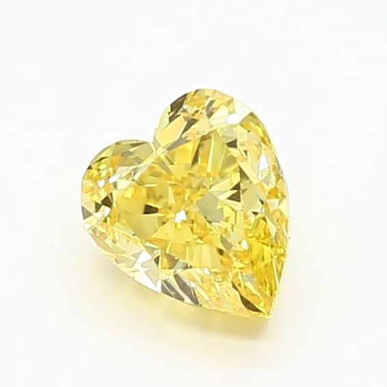 Heart Fancy Vivid Yellow Lab-grown Diamond 1ct VS1 loose diamond