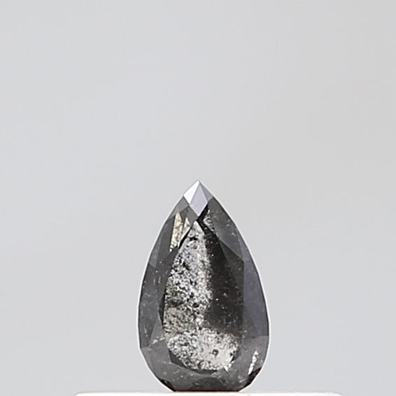 Pear Salt And Pepper Natural Diamond 0.18ct VS1 loose diamond
