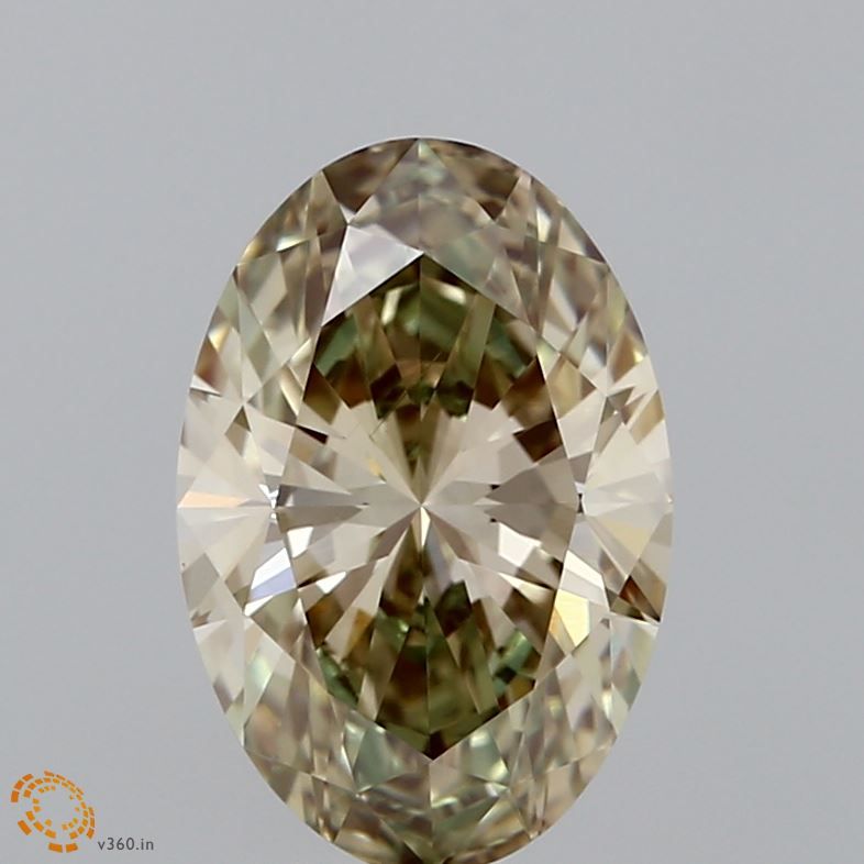 Round Fancy Vivid Orange Lab-grown Diamond 2.32ct VS1 loose diamond