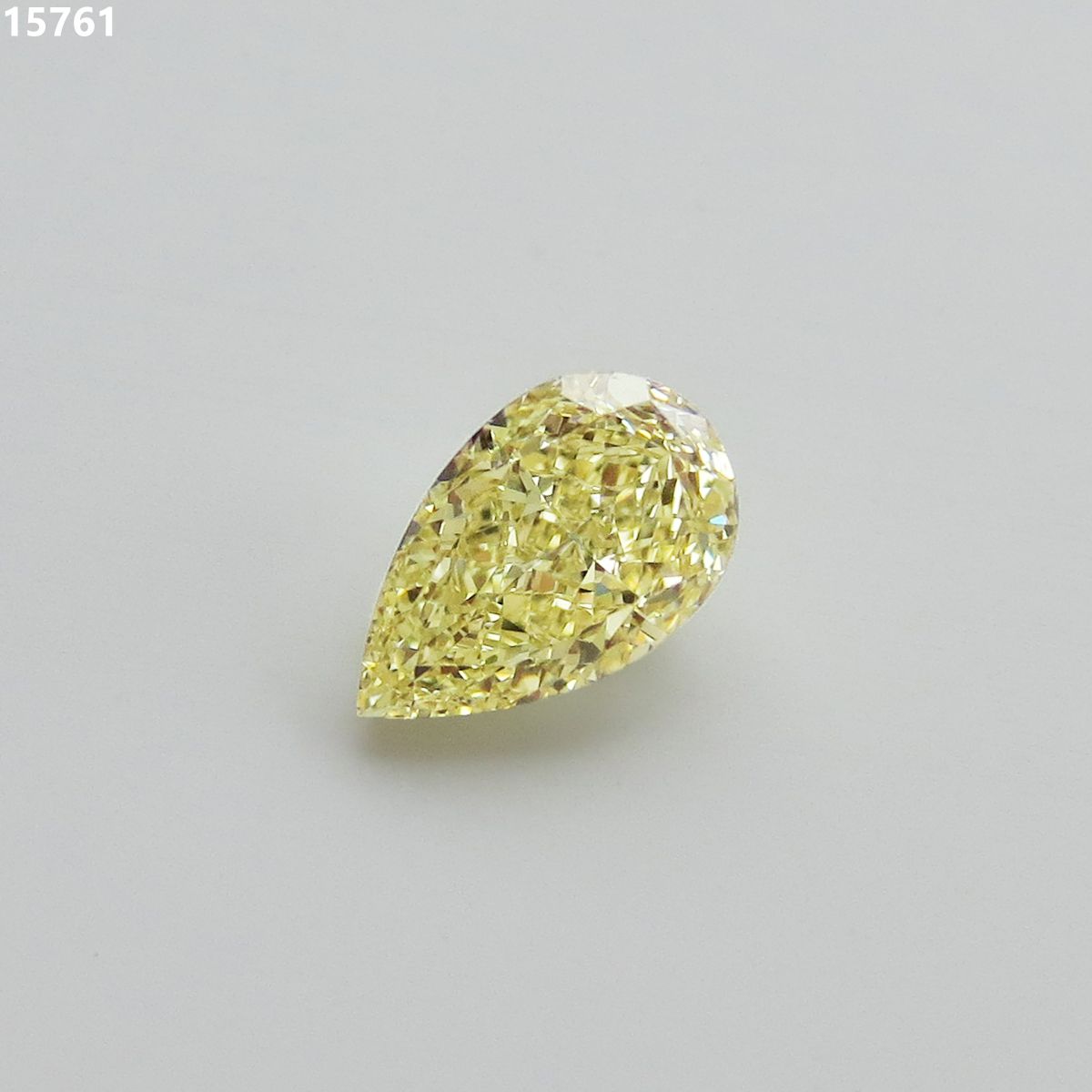 Pear Fancy Yellow Natural Diamond 1.01ct VS1 loose diamond