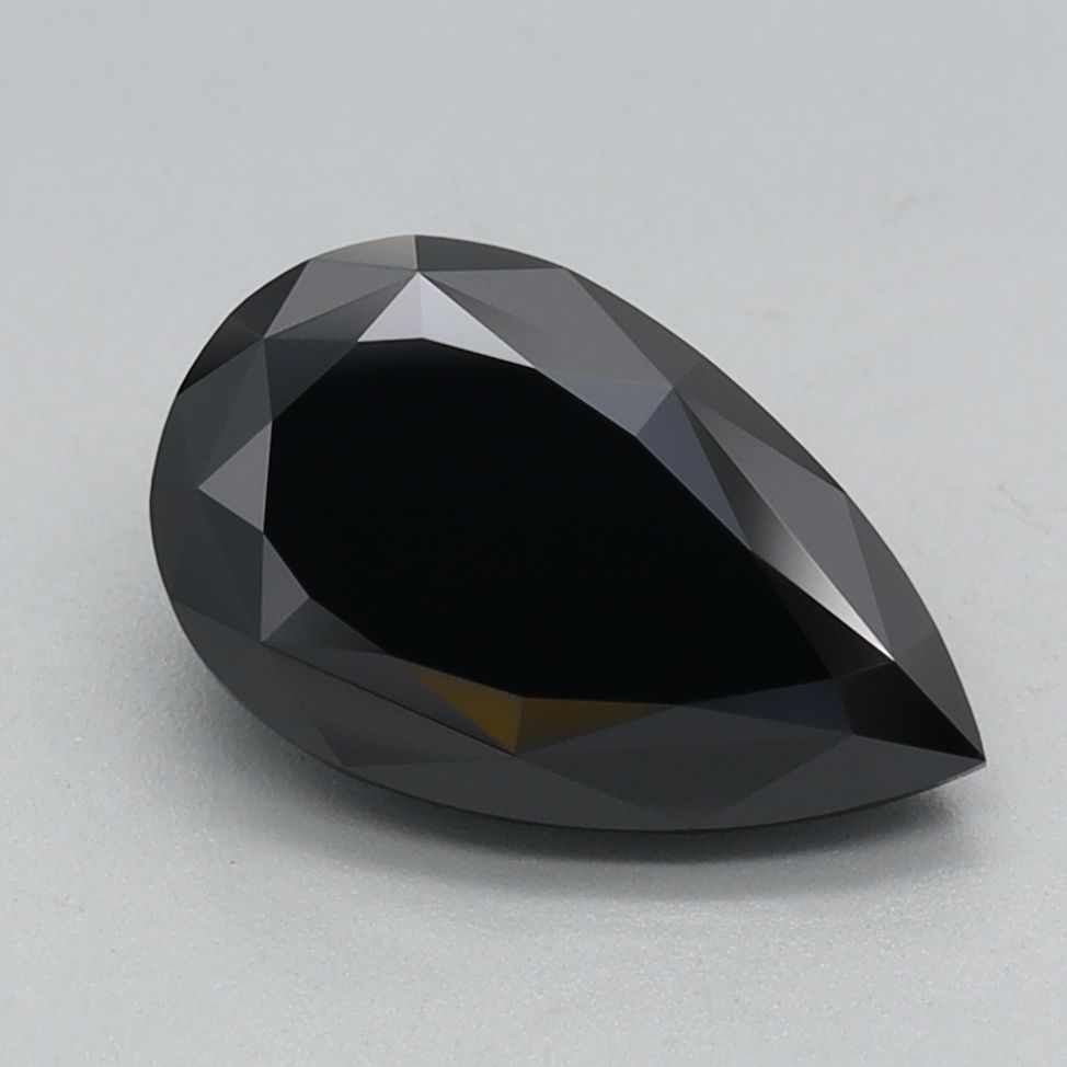 Pear Fancy Black Lab-grown Diamond 1.57ct loose diamond