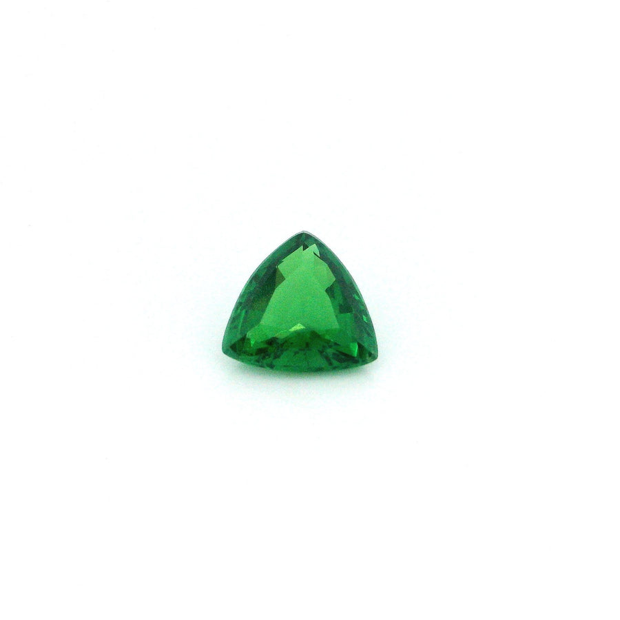 Triangular Green Garnet 0.85ct loose gemstone