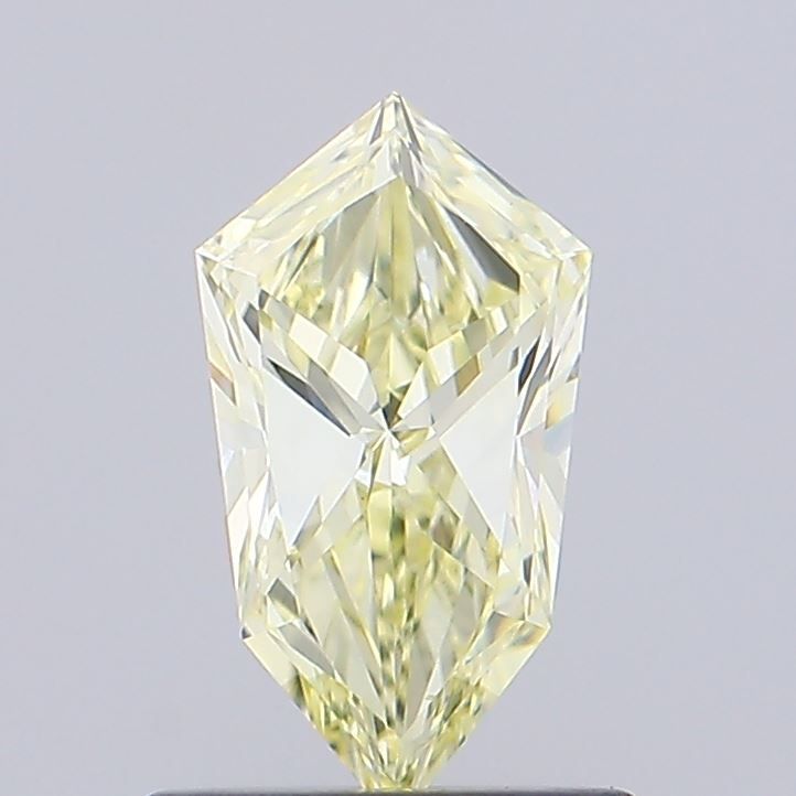 Hexagonal Fancy Light Yellow Lab-grown Diamond 0.7ct VVS2 loose diamond