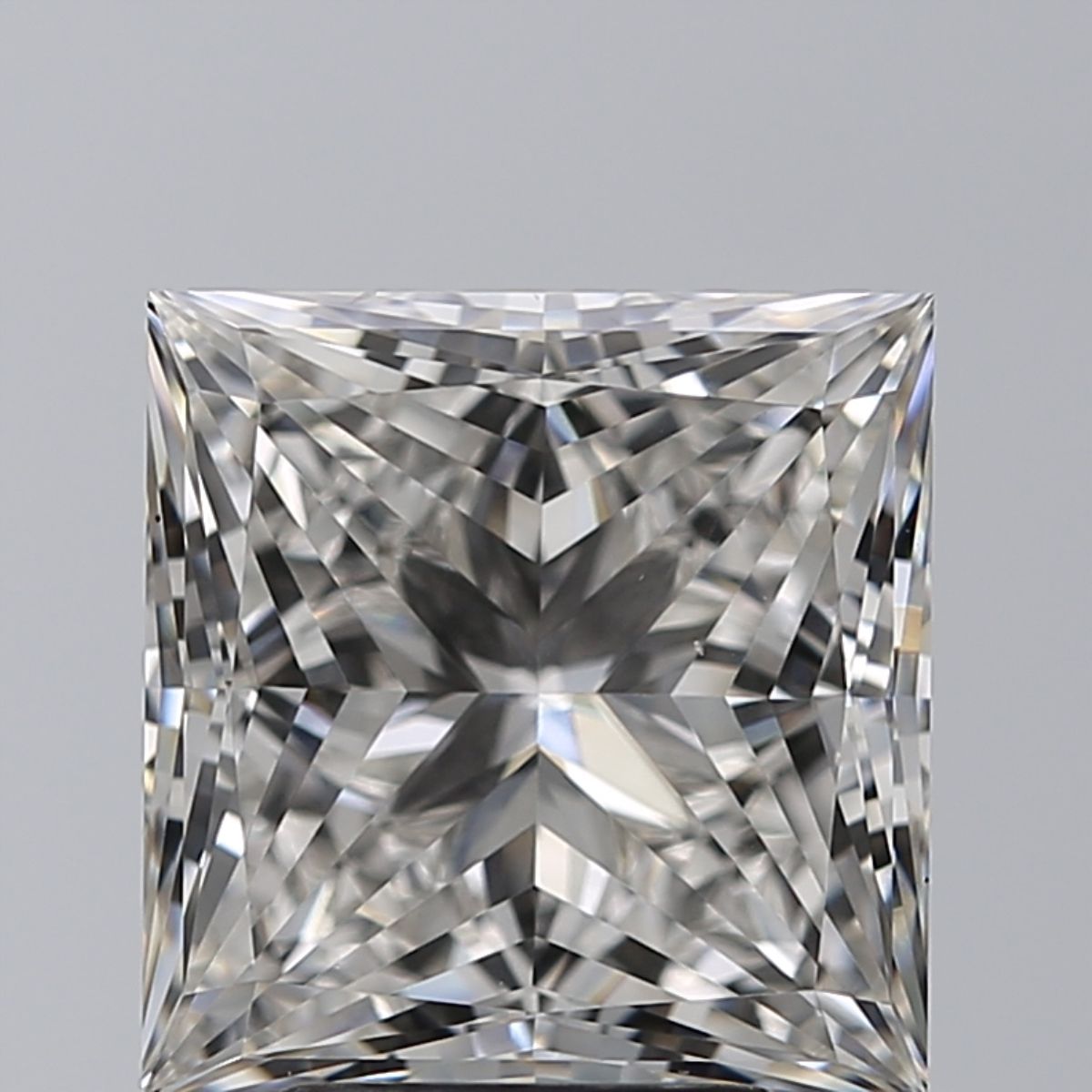 Princess Fancy Intense Greenish Blue Lab-grown Diamond 4.01ct VS1 loose diamond