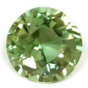 Round Green Alexandrite 0.46ct loose gemstone