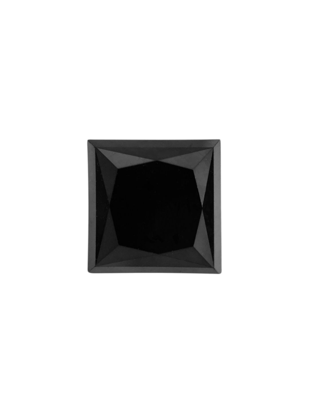 Princess Fancy Black Natural Diamond 0.19ct VVS2 loose diamond