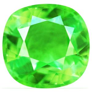Cushion Green Garnet 1.39ct loose gemstone