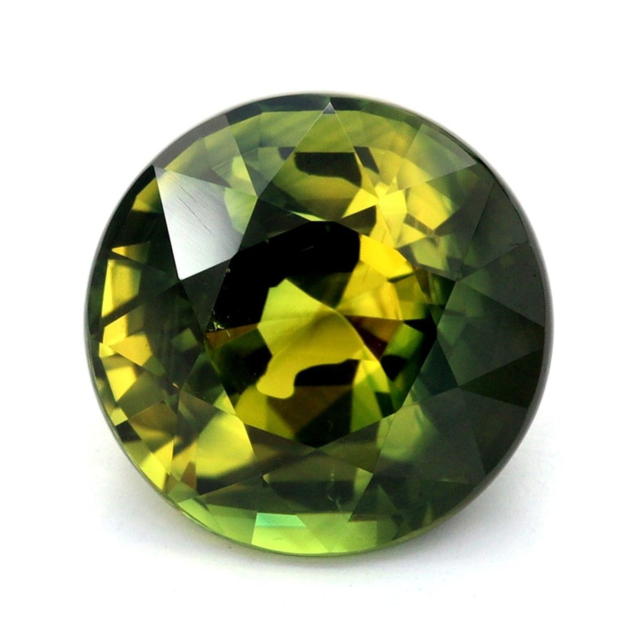 Round Multi_color Sapphire 4.59ct loose gemstone