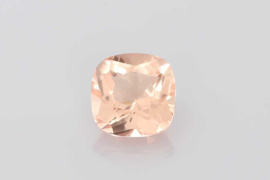 Cushion Orange Morganite 4.58ct loose gemstone